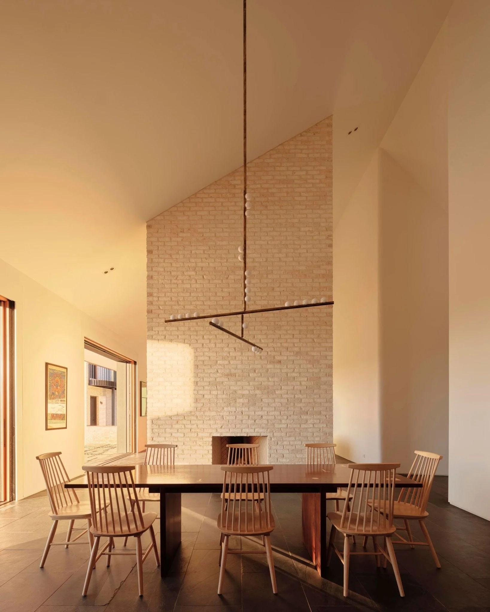 Brass Glass Drop Chandelier - Image 50