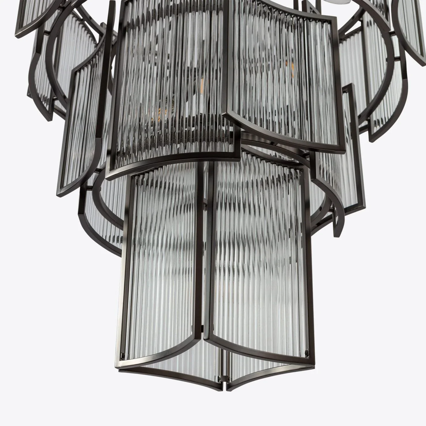 Brass Monte Carlo Grande Chandelier 26.8" - Image 20