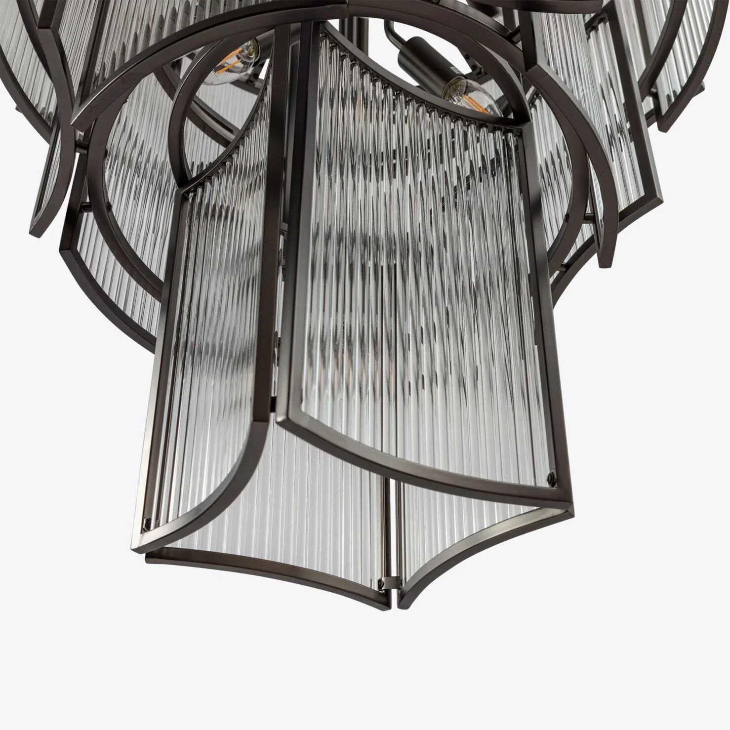 Brass Monte Carlo Grande Chandelier 26.8" - Image 22