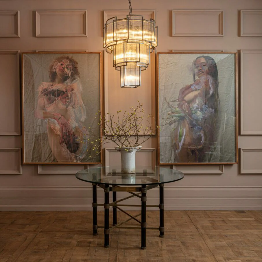 Brass Monte Carlo Grande Chandelier 26.8" - Image 6