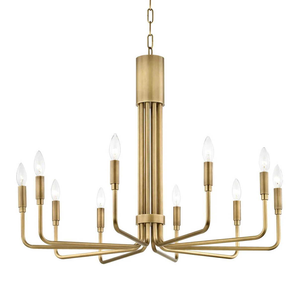 Brigitte Modern Brass Chandelier [2 Sizes] - Mitzi - Image 3