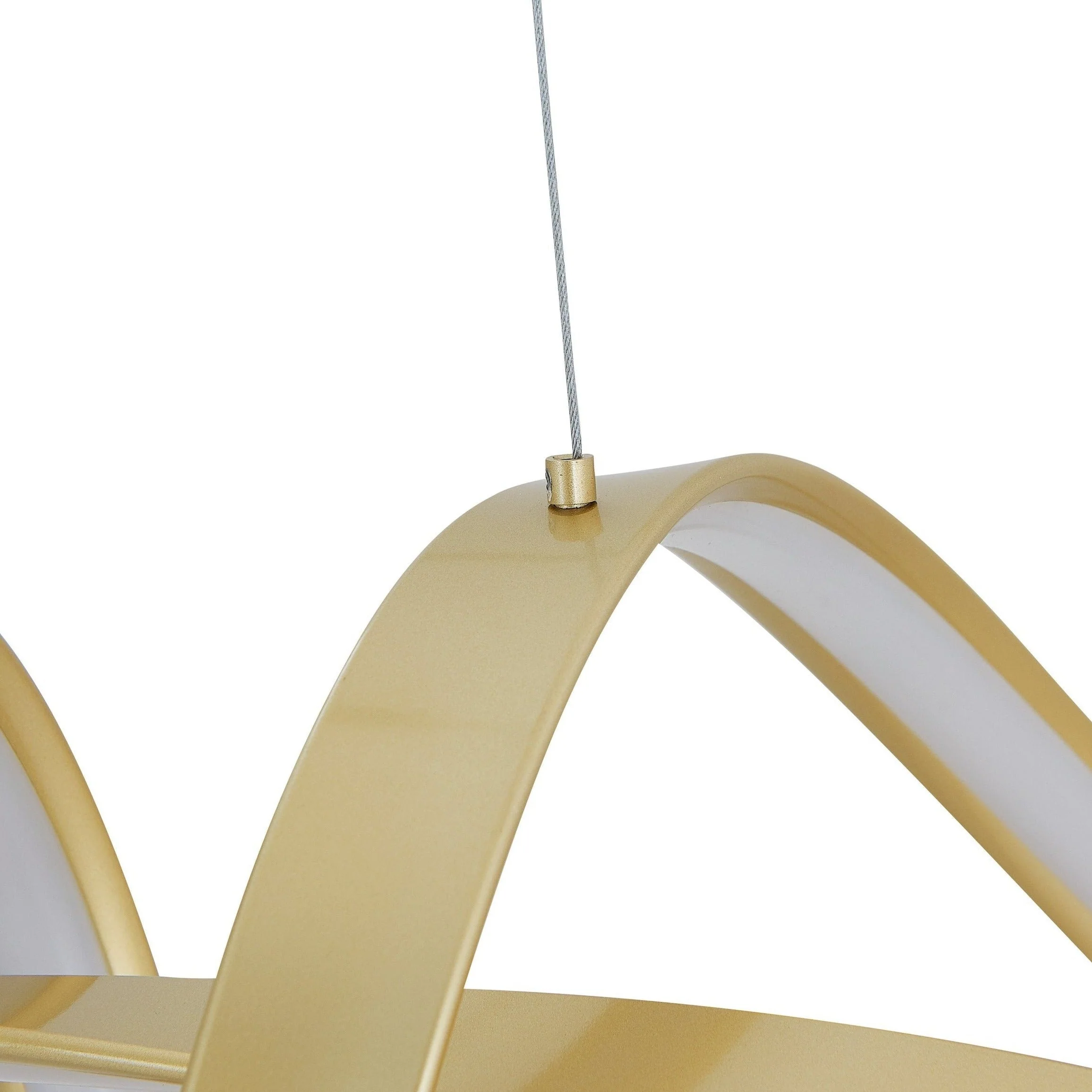 Bucharest LED Chandelier // Sandy Gold - Image 3
