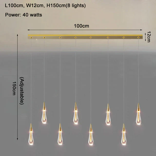 Cadere Water Drop Lighting Fixture - Image 19
