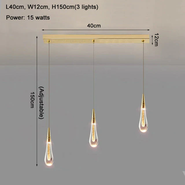 Cadere Water Drop Lighting Fixture - Image 9
