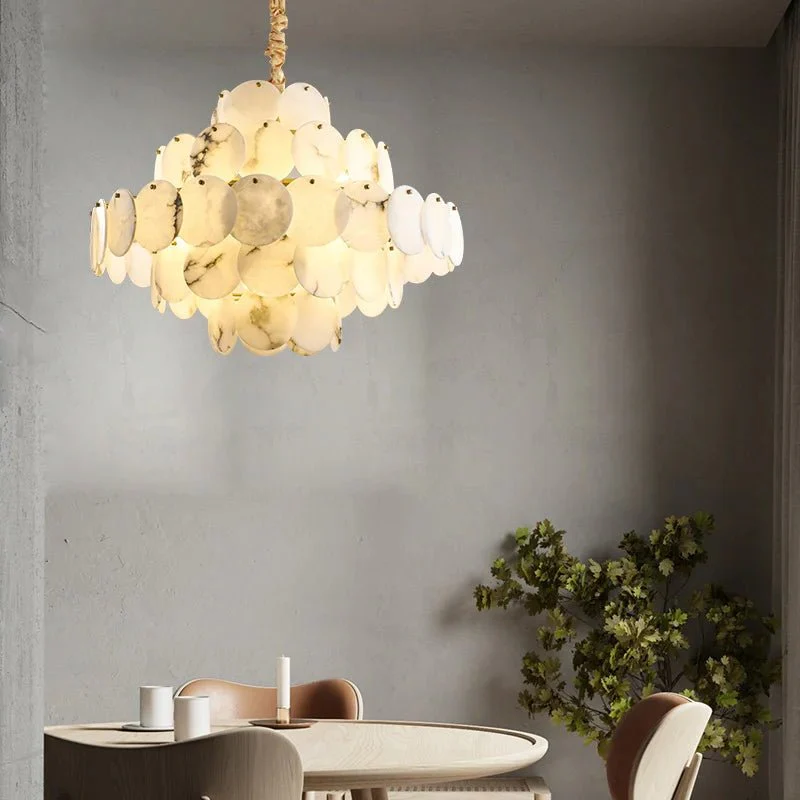 Caelum Alabaster Chandelier Light - Image 5