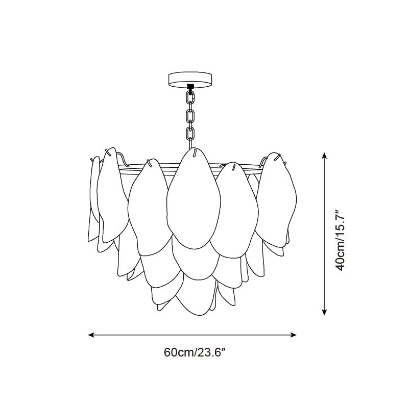Caia Murano Glass Chandelier for Living Room - Image 15