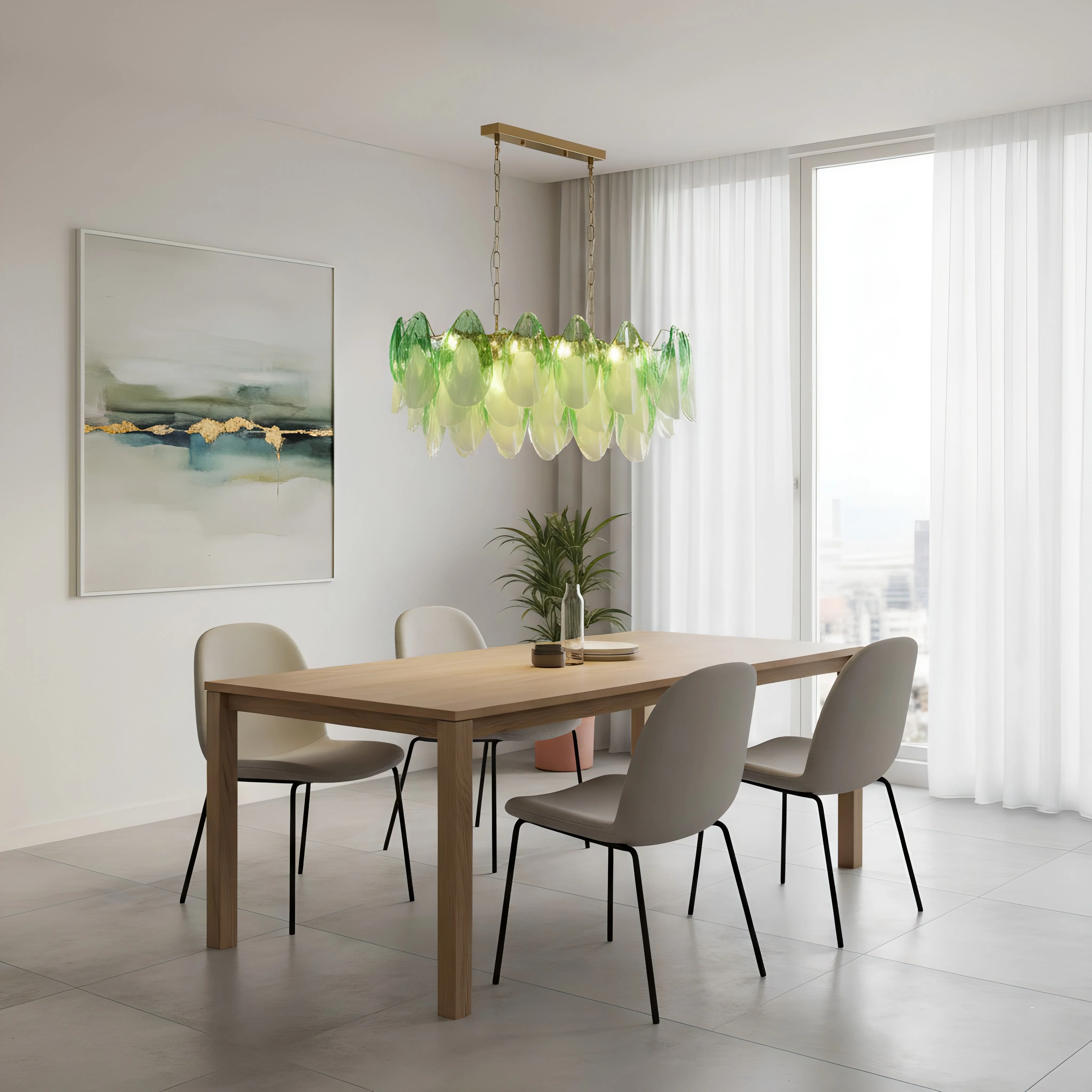 Caia Murano Glass Chandelier for Living Room - Image 23