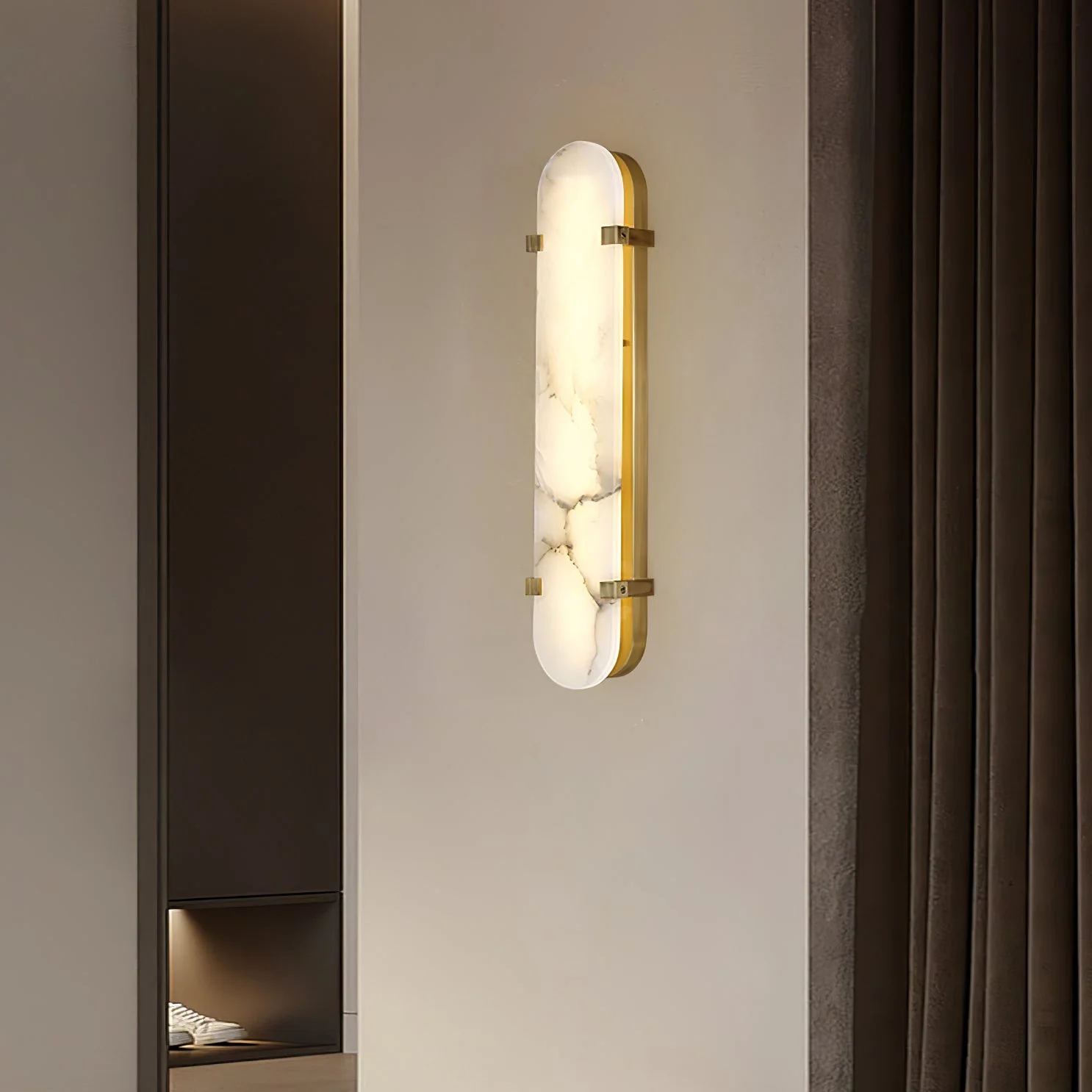 Calla Alabaster Wall Sconce - Image 12