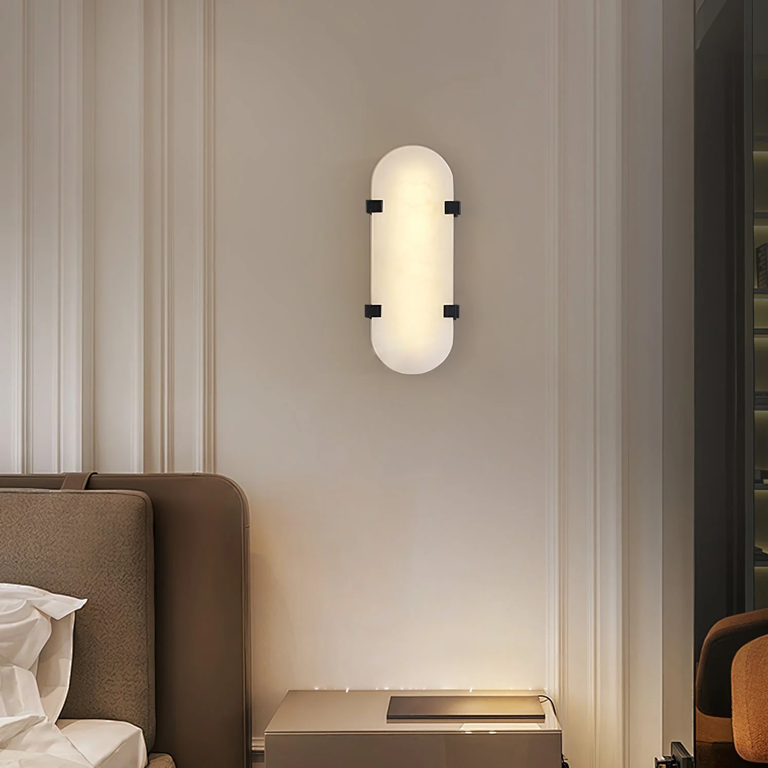 Calla Alabaster Wall Sconce - Image 2