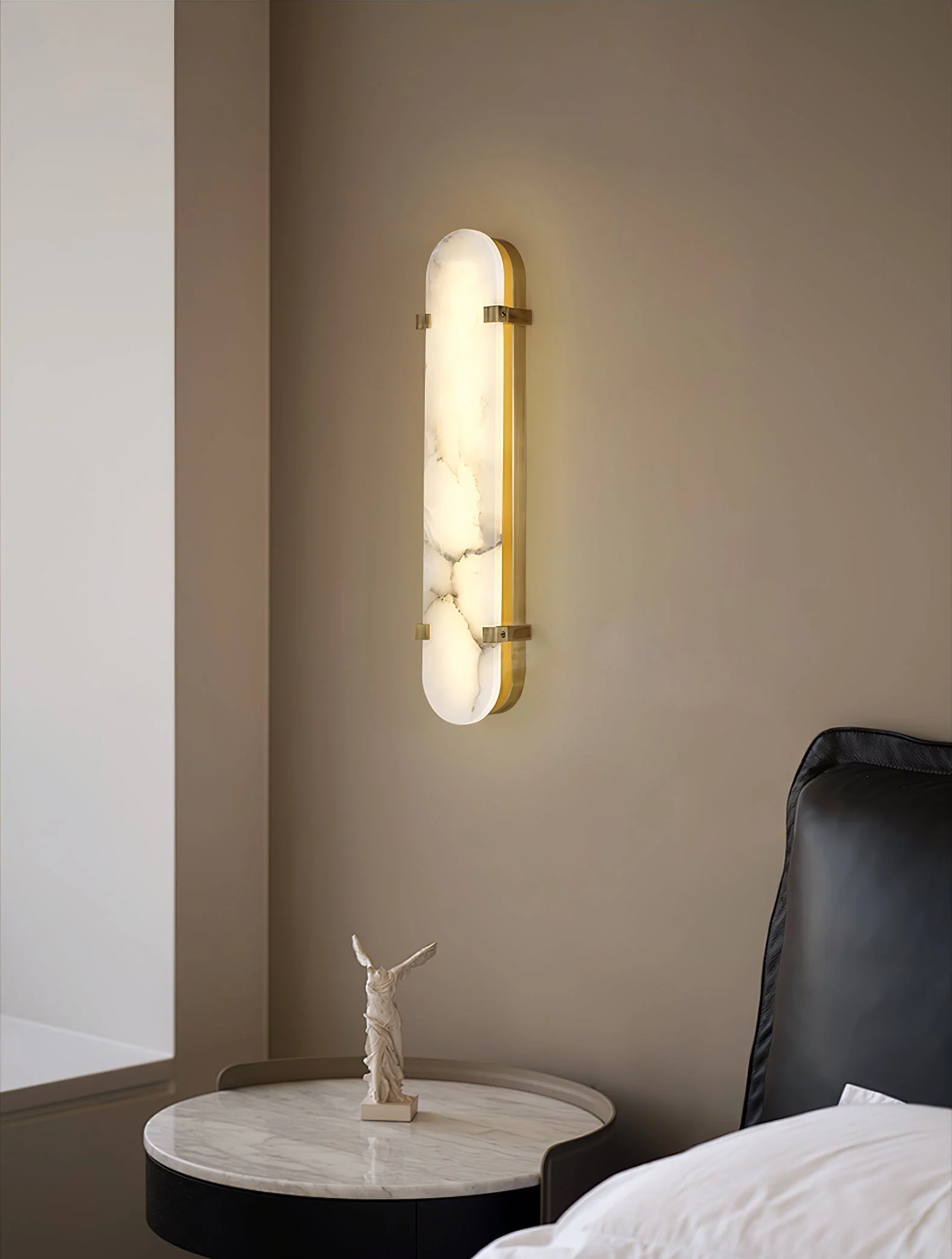 Calla Alabaster Wall Sconce - Image 3