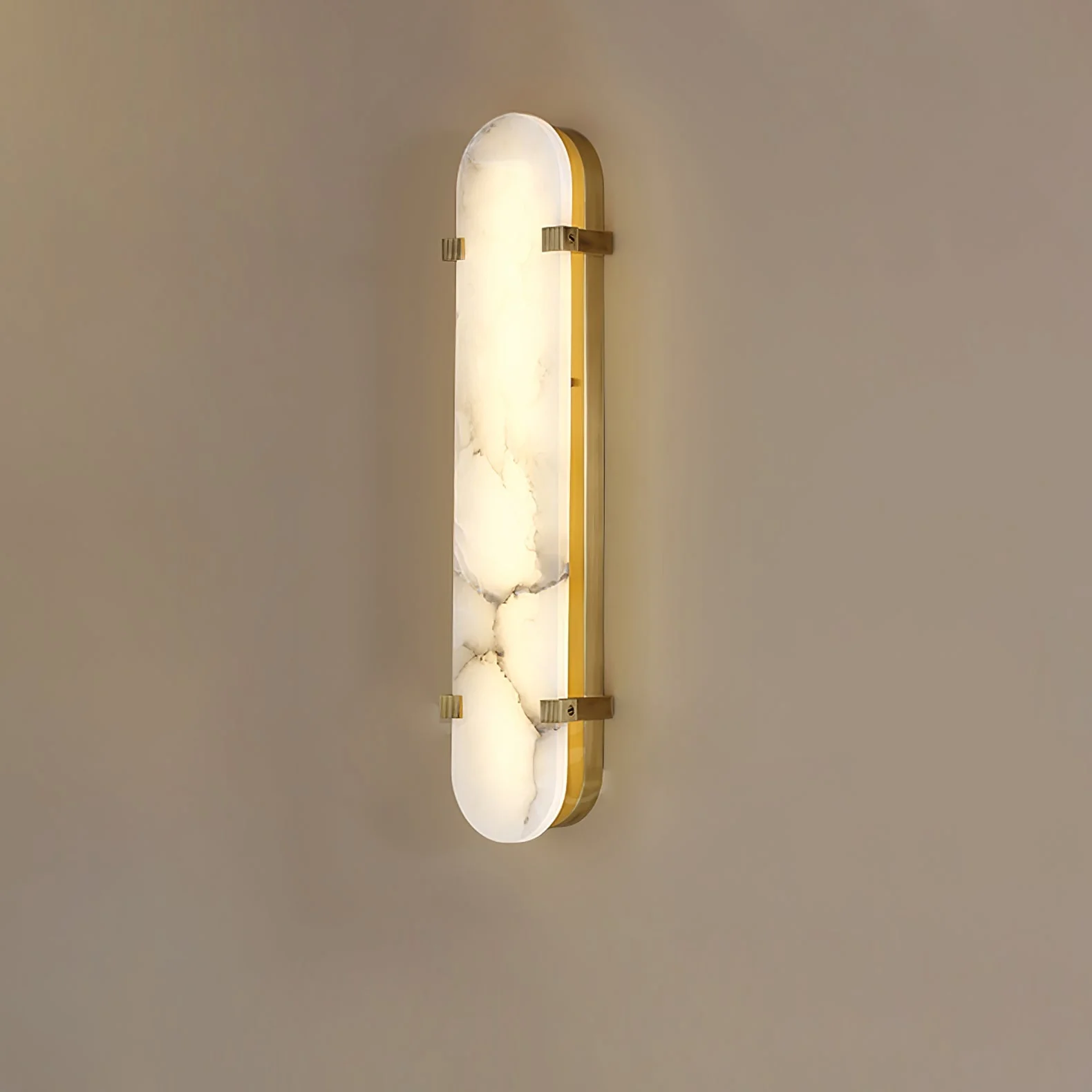 Calla Alabaster Wall Sconce - Image 9