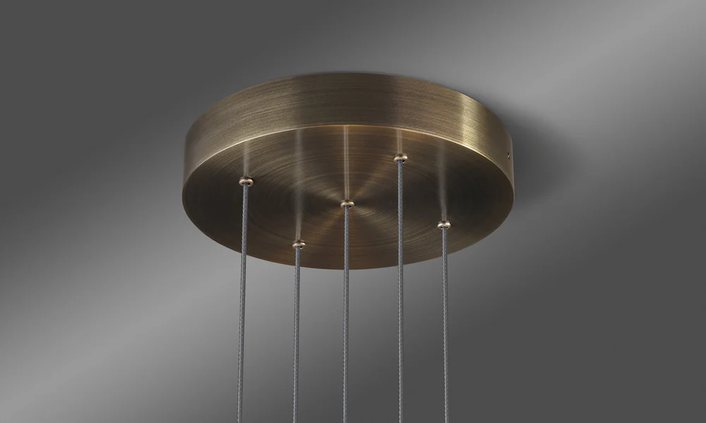Calli Alabaster Chandelier 5 Lights - Image 5