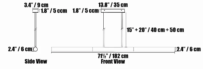 Callisto Linear Pendant Lamp - Image 9