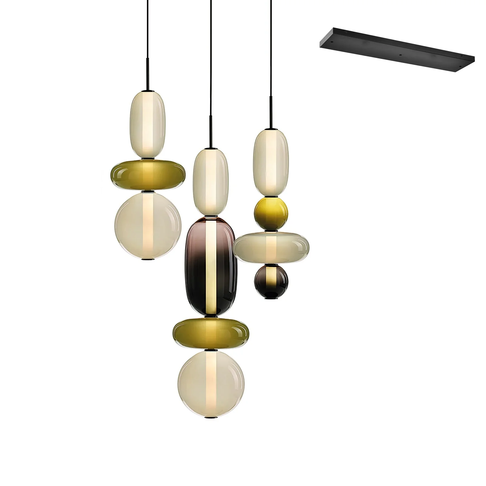 Candied Glass Combo Pendant Light - Image 100