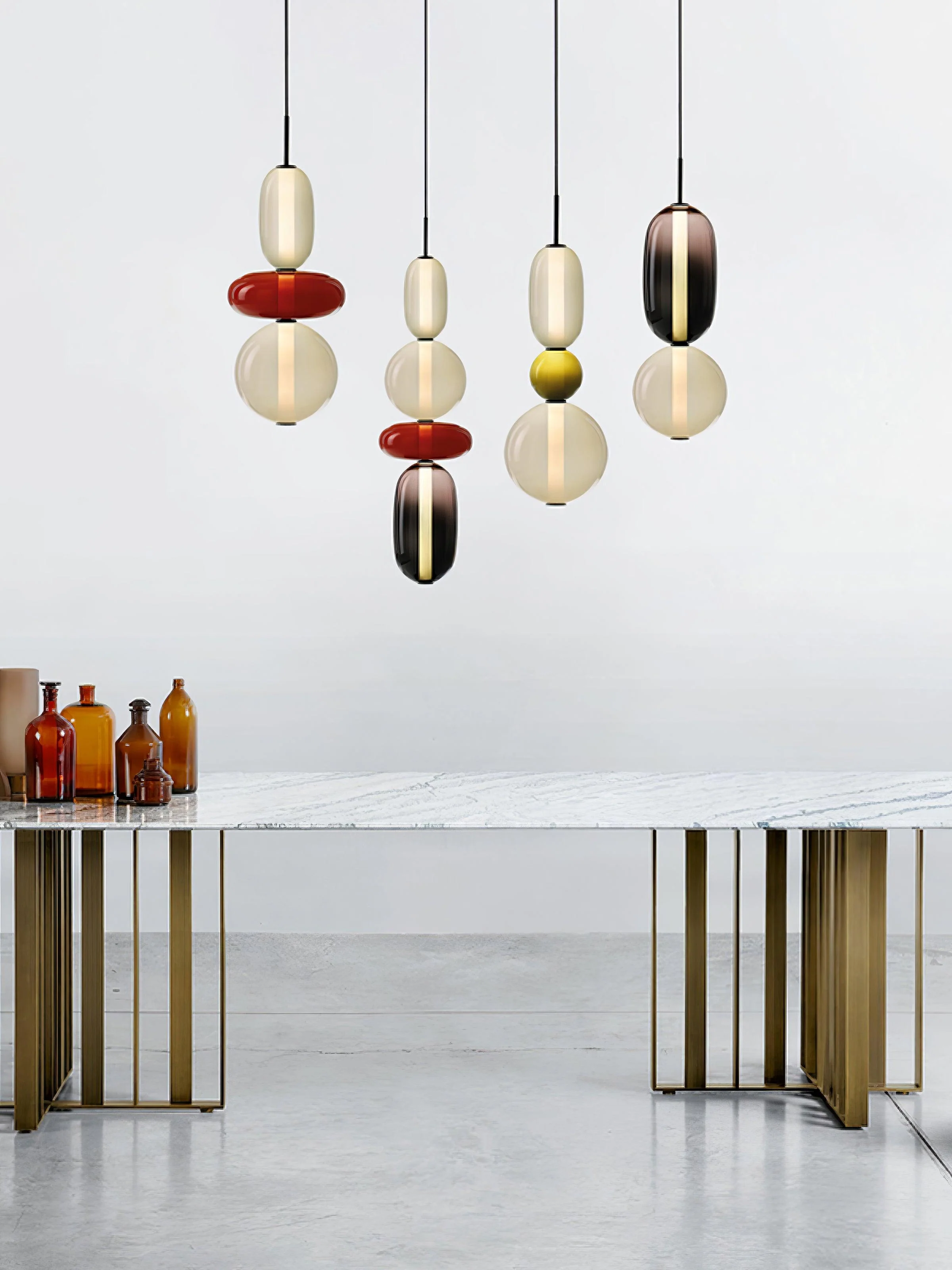 Candied Glass Combo Pendant Light - Image 11