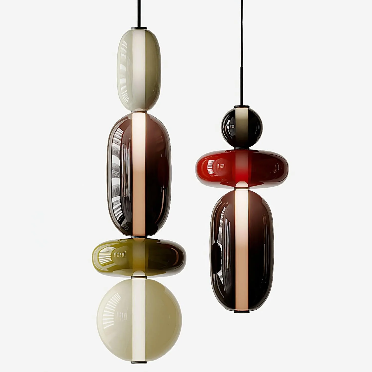 Candied Glass Combo Pendant Light - Image 17