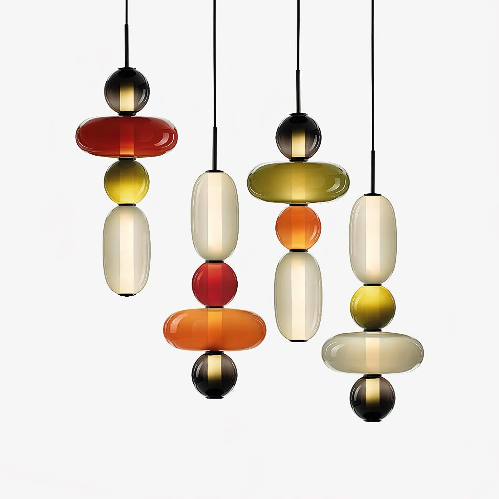 Candied Glass Combo Pendant Light - Image 43