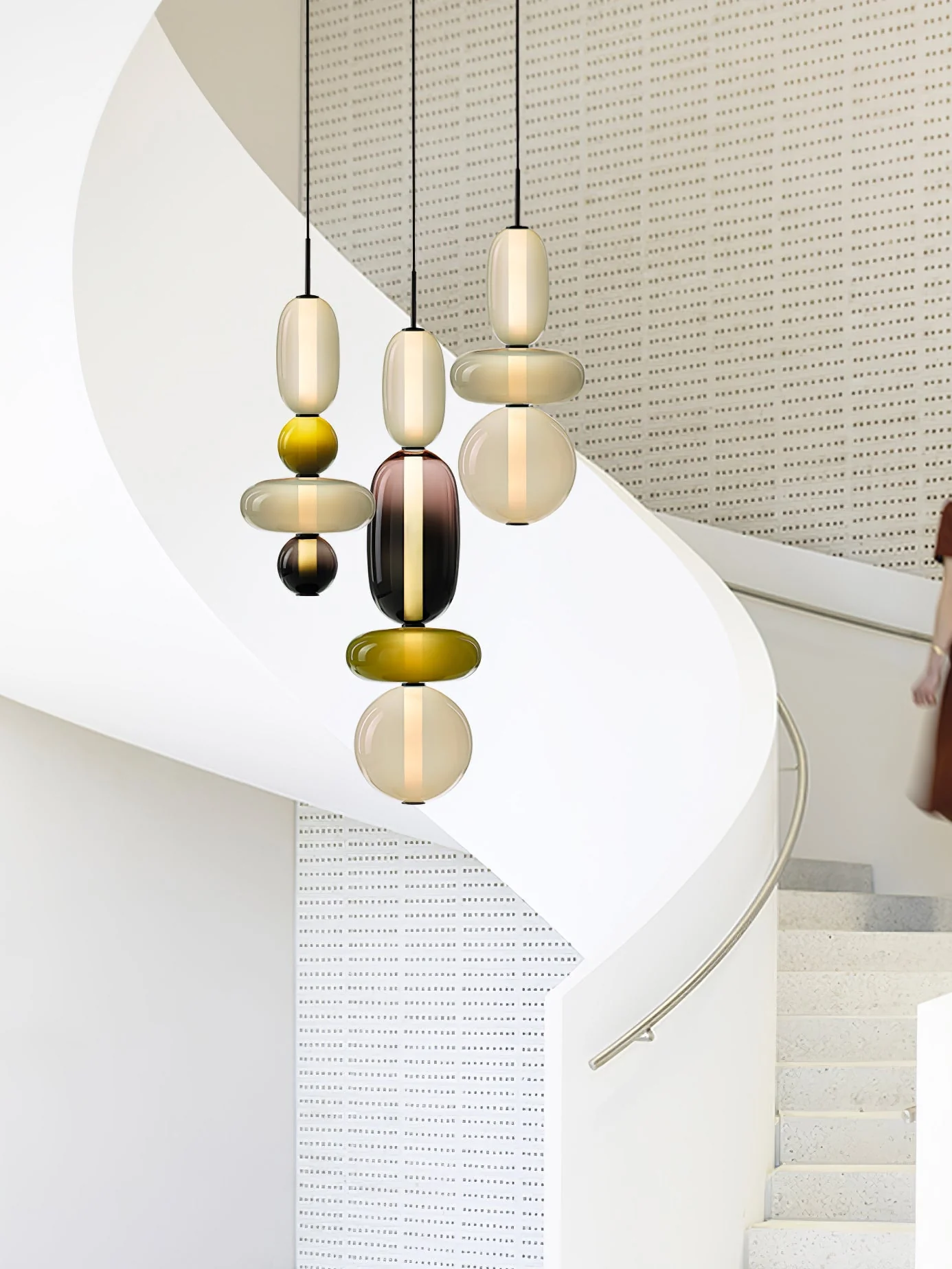 Candied Glass Combo Pendant Light - Image 77