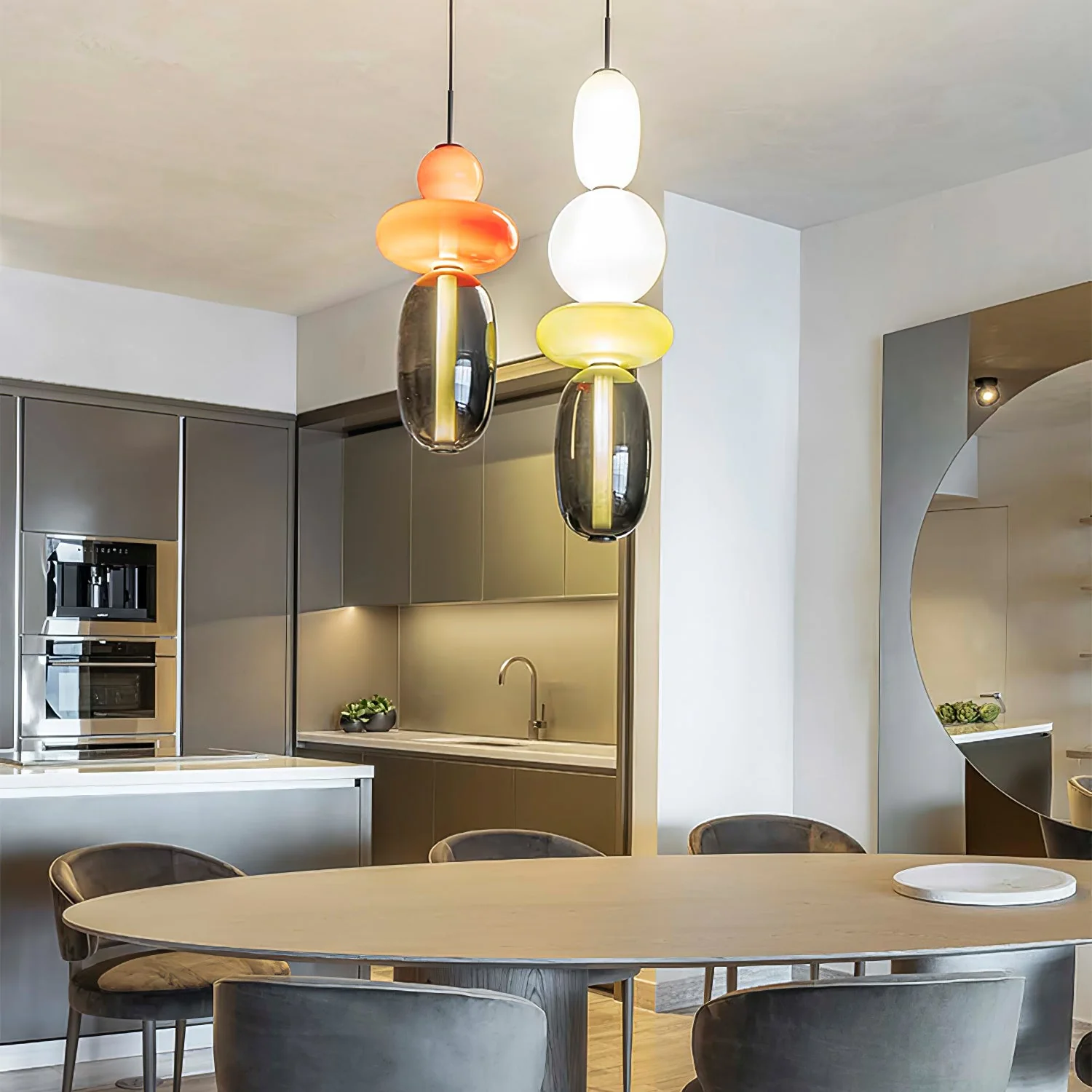 Candied Glass Combo Pendant Light - Image 9
