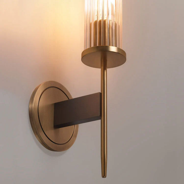 Candles Glass Shade Wall Sconce - Image 7