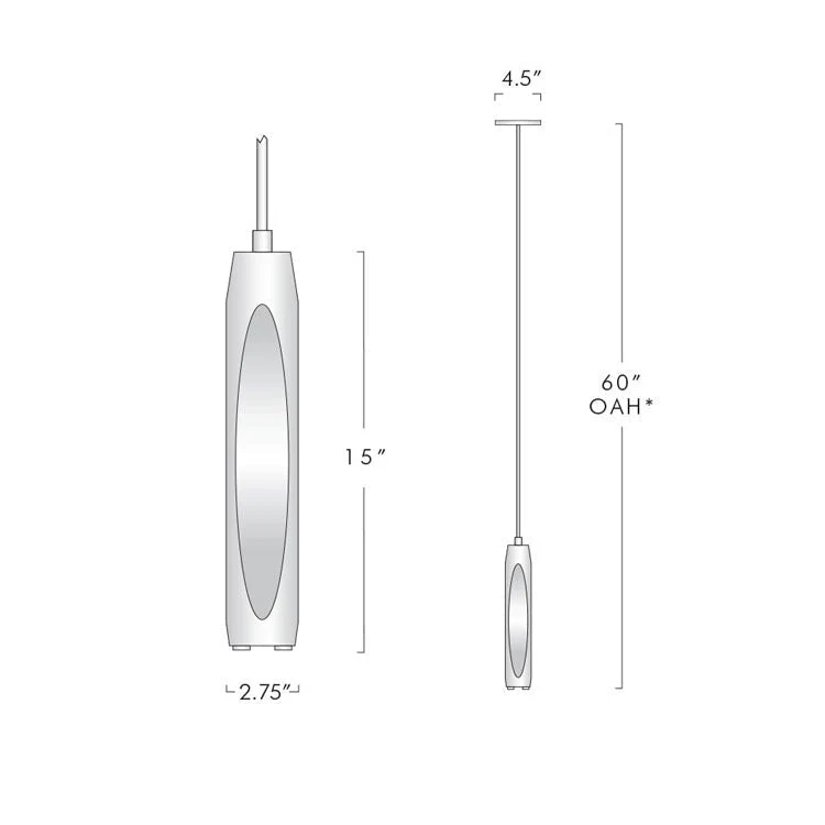 Cano Smoke Crystal Shade Pendant Light - Image 8