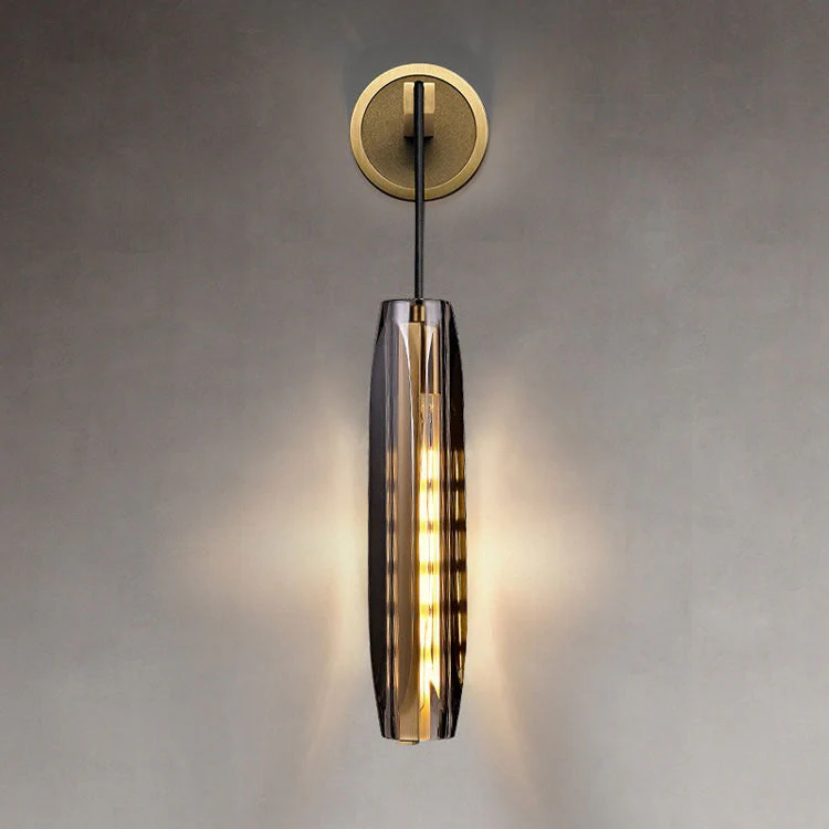 Cano Smoke Crystal Shade Wall Sconce - Image 3
