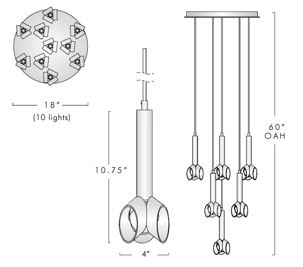 Cathy Circular Chandelier - Image 3