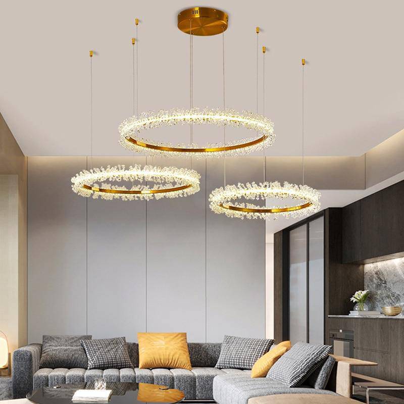 Capri 3-Piece Crystal Chandelier - Image 2
