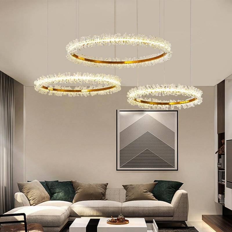 Capri 3-Piece Crystal Chandelier - Image 4