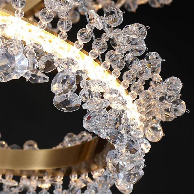 Capri 3-Piece Crystal Chandelier - Image 6