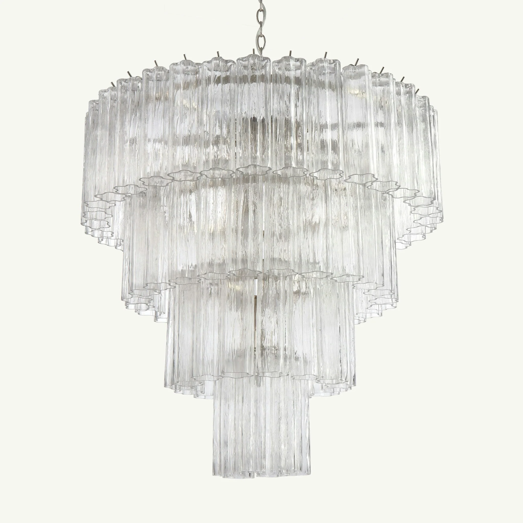 Capri Chandelier 4 Tiers Handblown Glass - Image 3