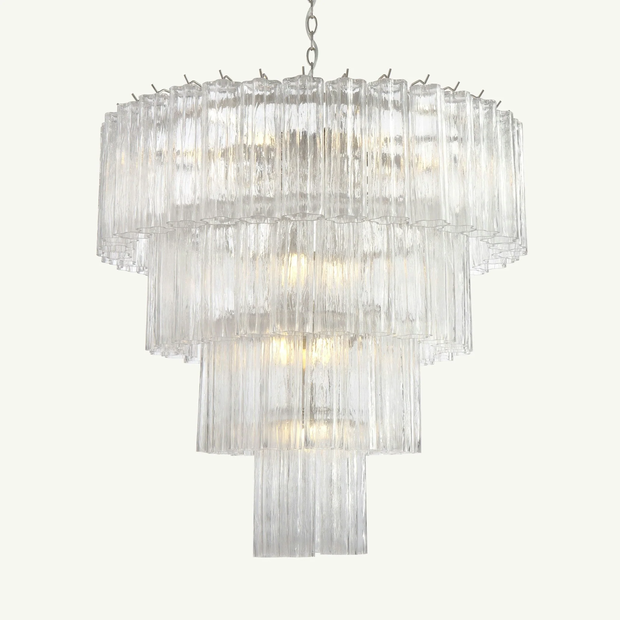 Capri Chandelier 4 Tiers Handblown Glass - Image 4