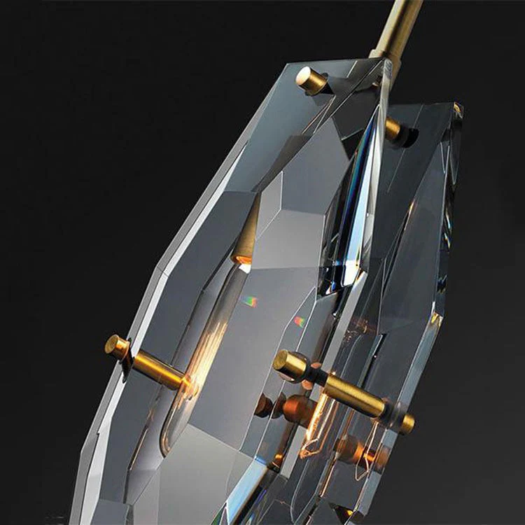 Caro Multi-faceted Crystal Pendant Light - Image 7