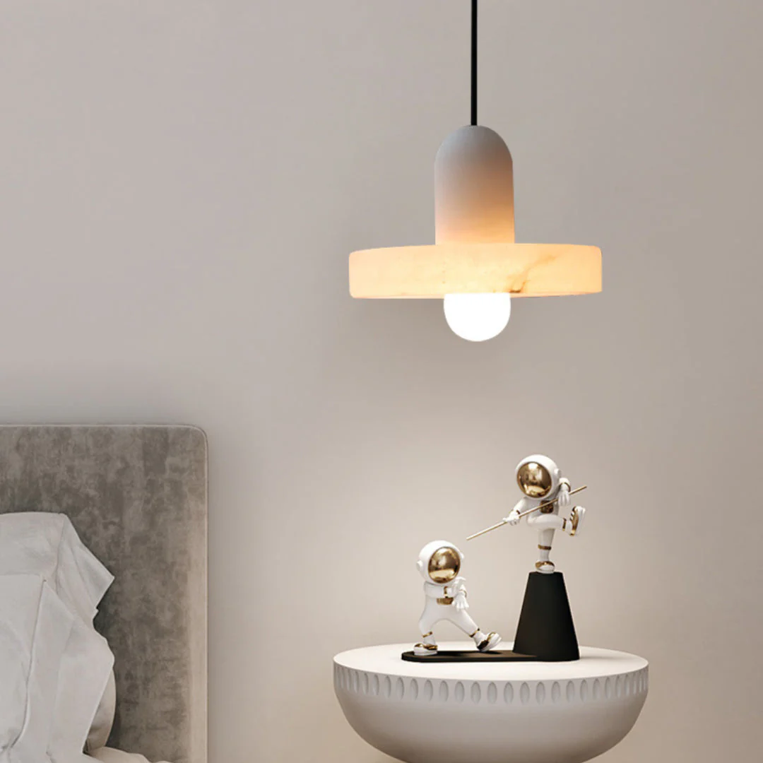 Carrara Alabaster Pendant Lamp - Image 3
