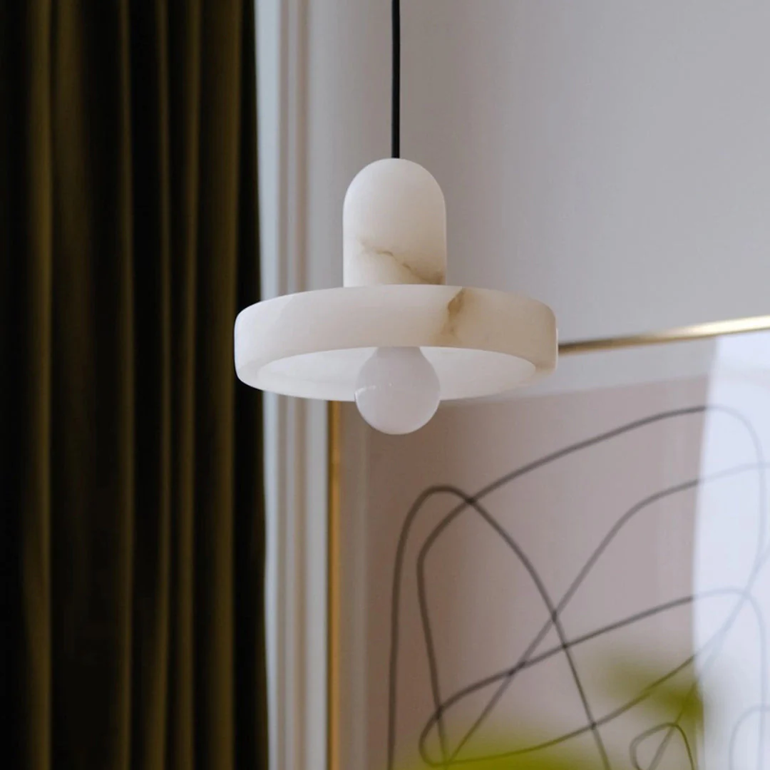 Carrara Alabaster Pendant Lamp - Image 5