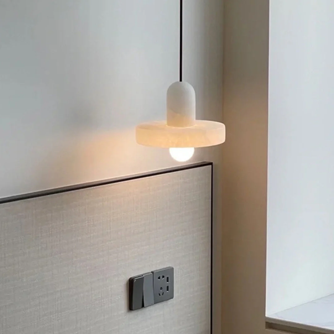 Carrara Alabaster Pendant Lamp - Image 9