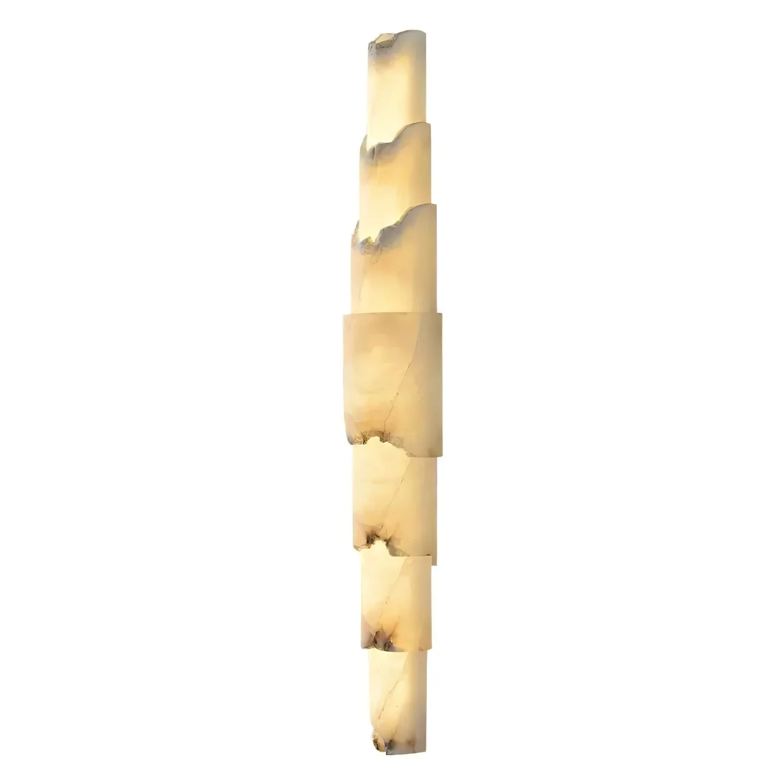 Cascading Alabaster Wall Sconce - Image 7