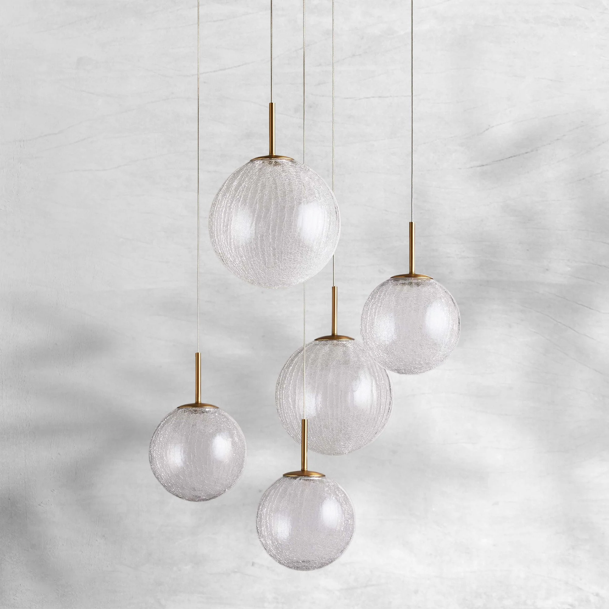 Casen Glass Round Chandelier 20"28"34"43" - Image 10