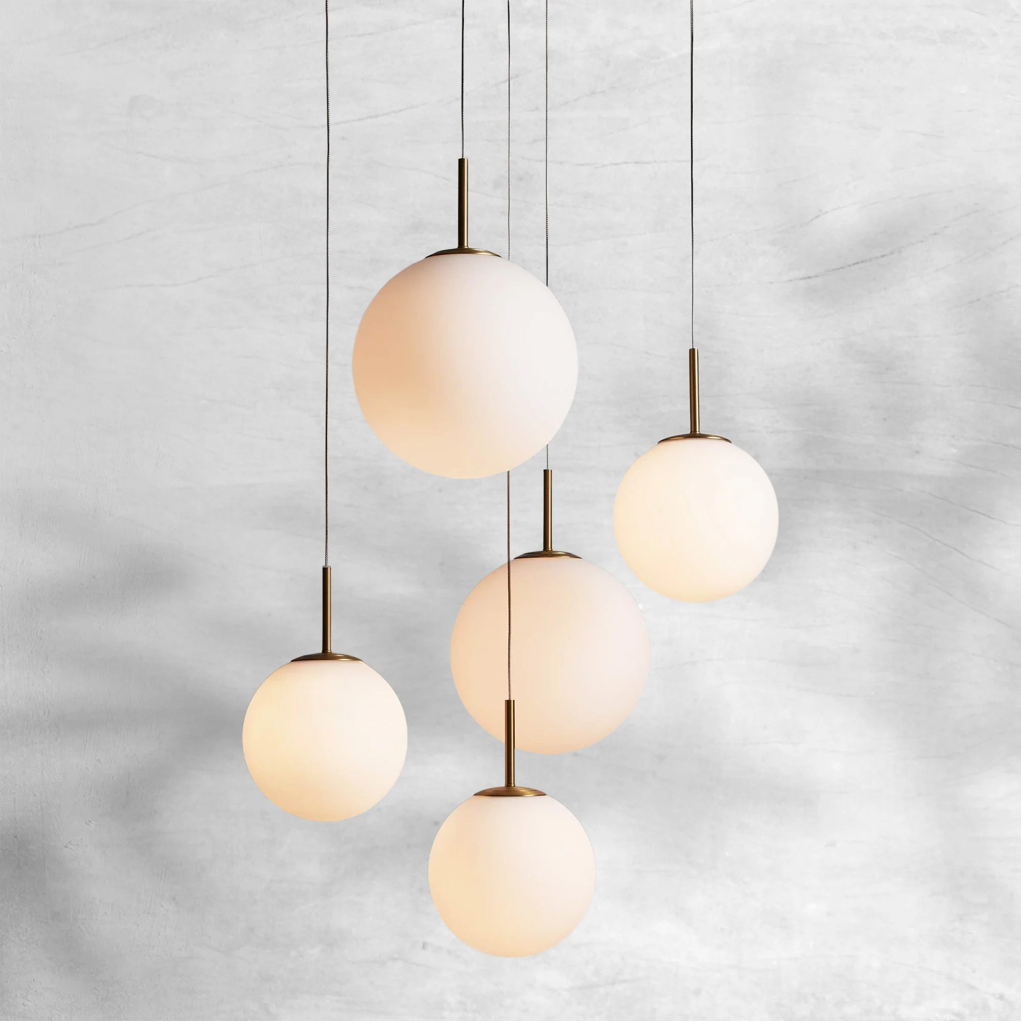 Casen Glass Round Chandelier 20"28"34"43" - Image 11