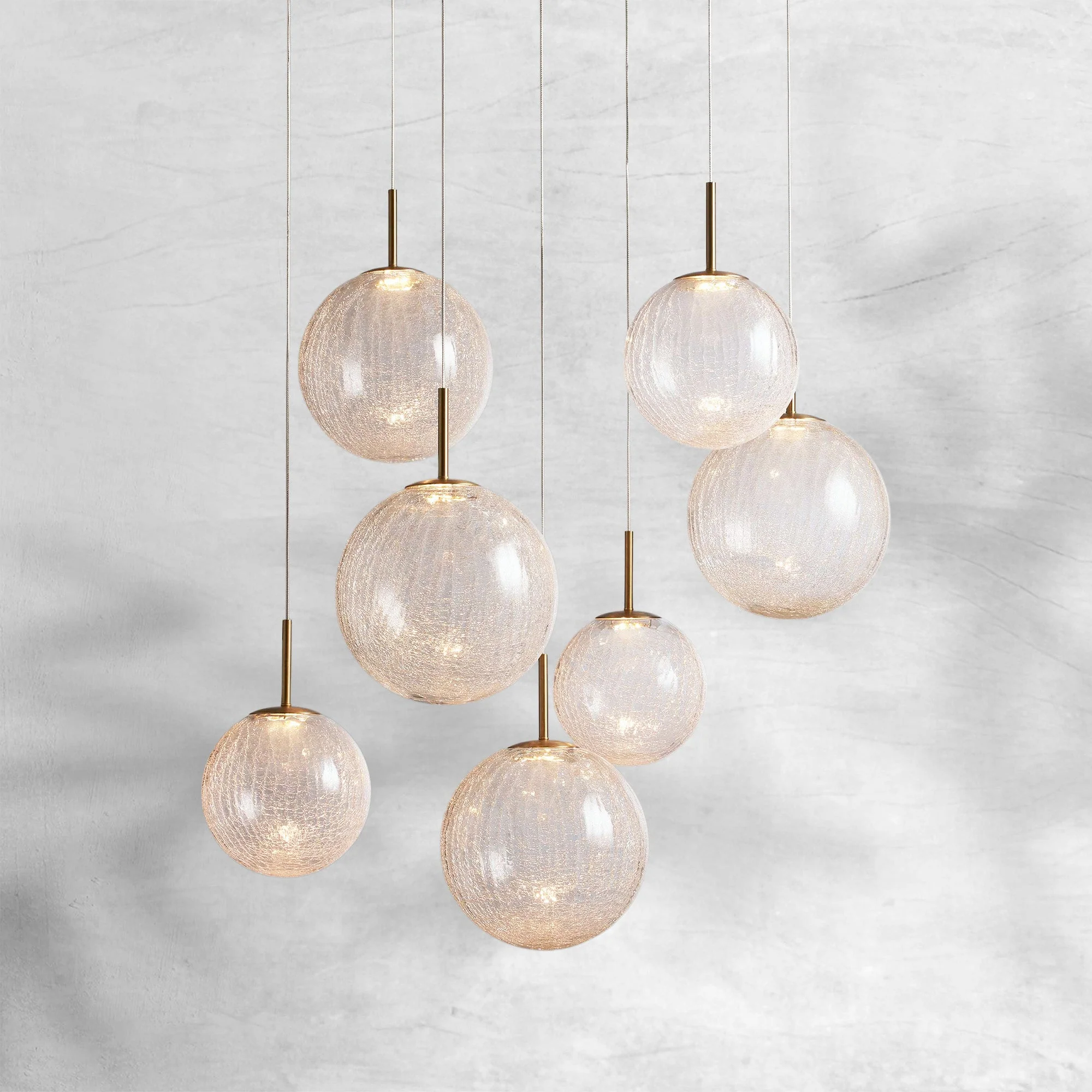Casen Glass Round Chandelier 20"28"34"43" - Image 13