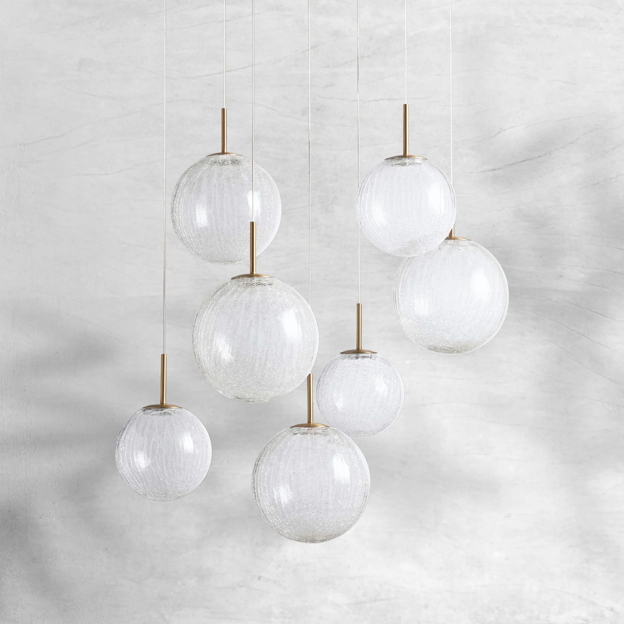 Casen Glass Round Chandelier 20"28"34"43" - Image 14