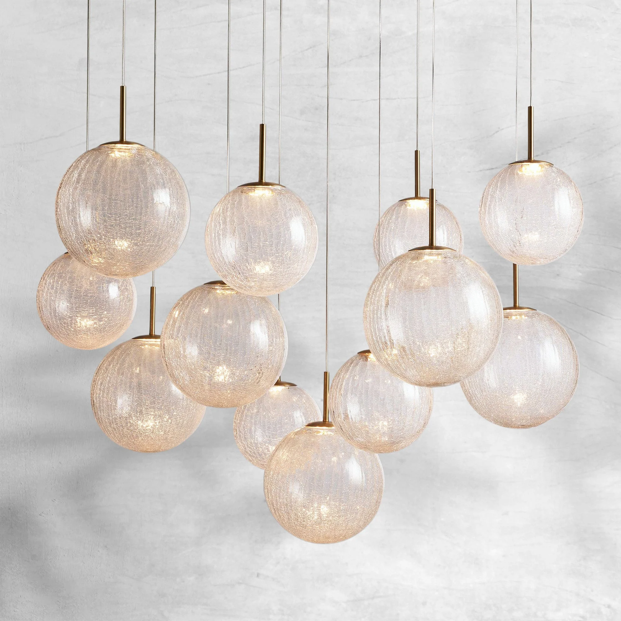 Casen Glass Round Chandelier 20"28"34"43" - Image 17
