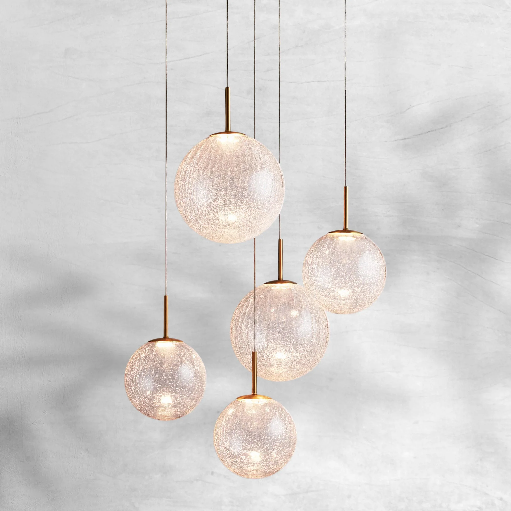 Casen Glass Round Chandelier 20"28"34"43" - Image 9