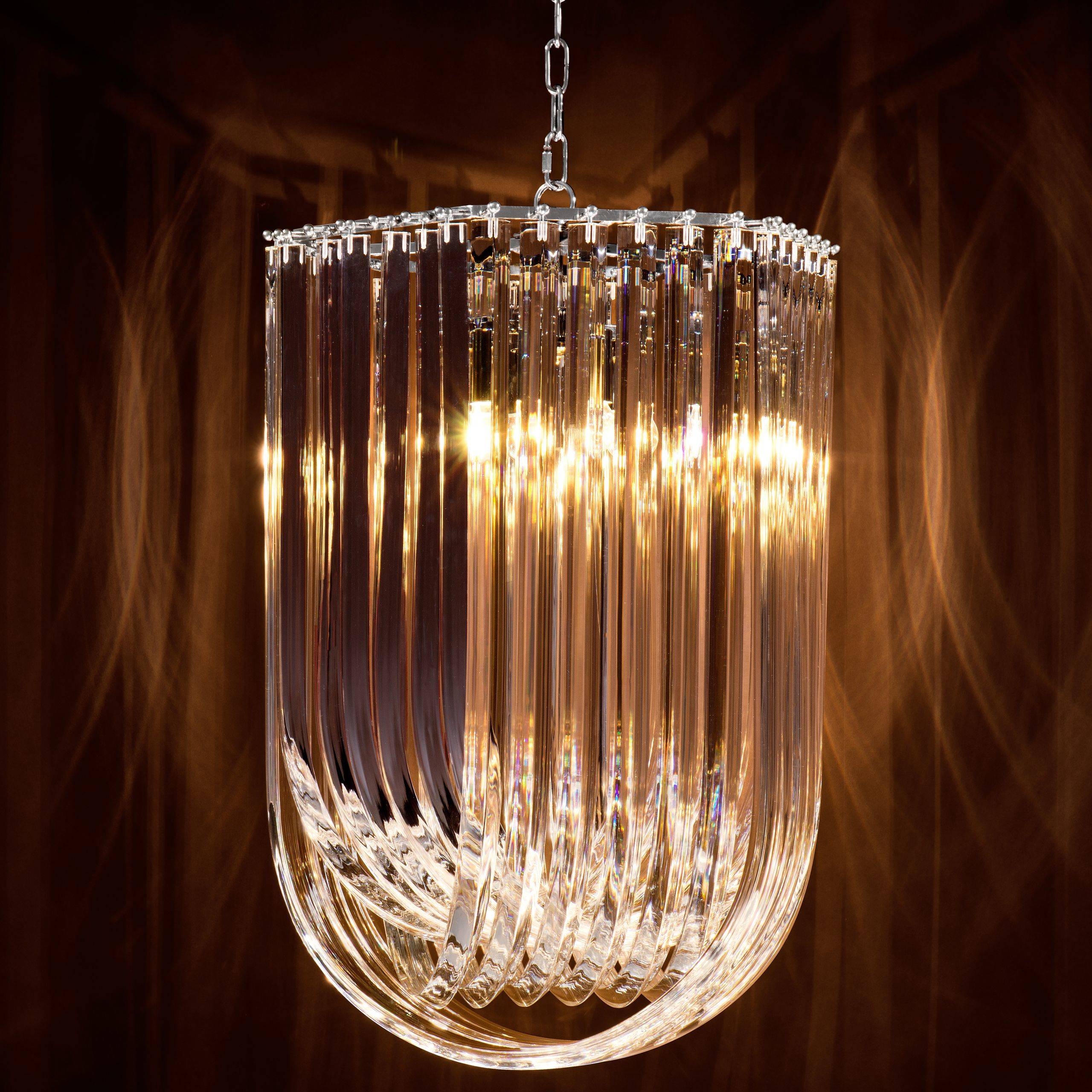 Caserta Modern Chandelier - [Nickel] - Image 4