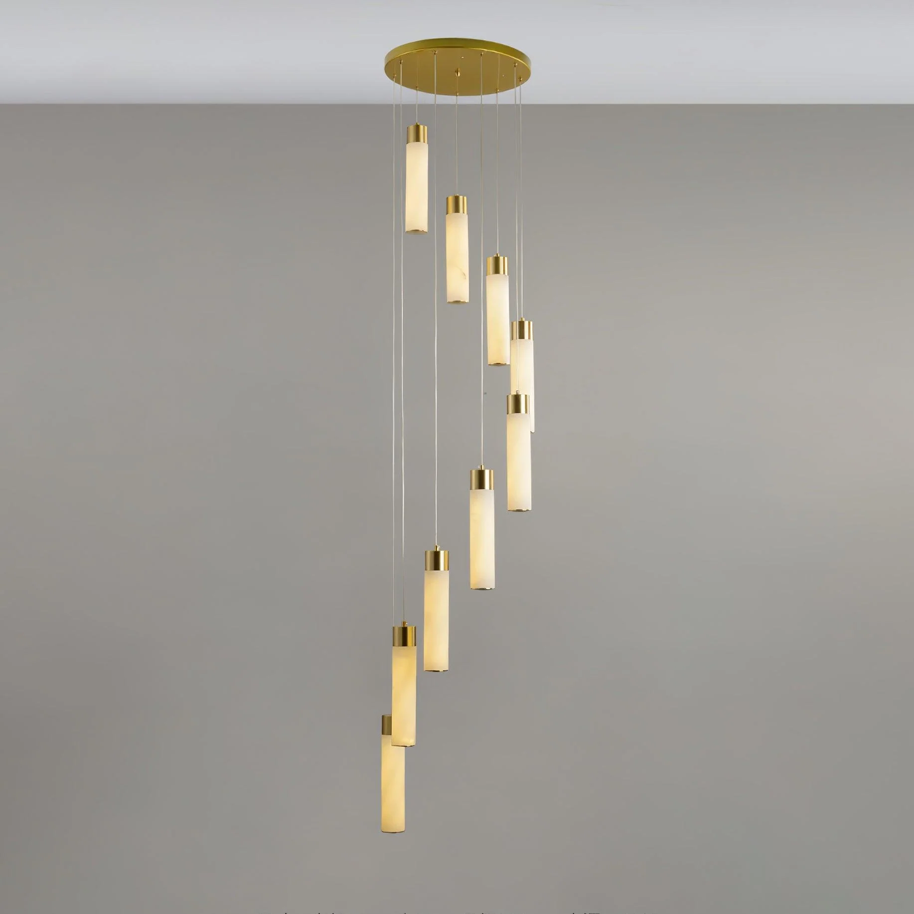 Celestial Alabaster Cascade Chandelier - Image 11