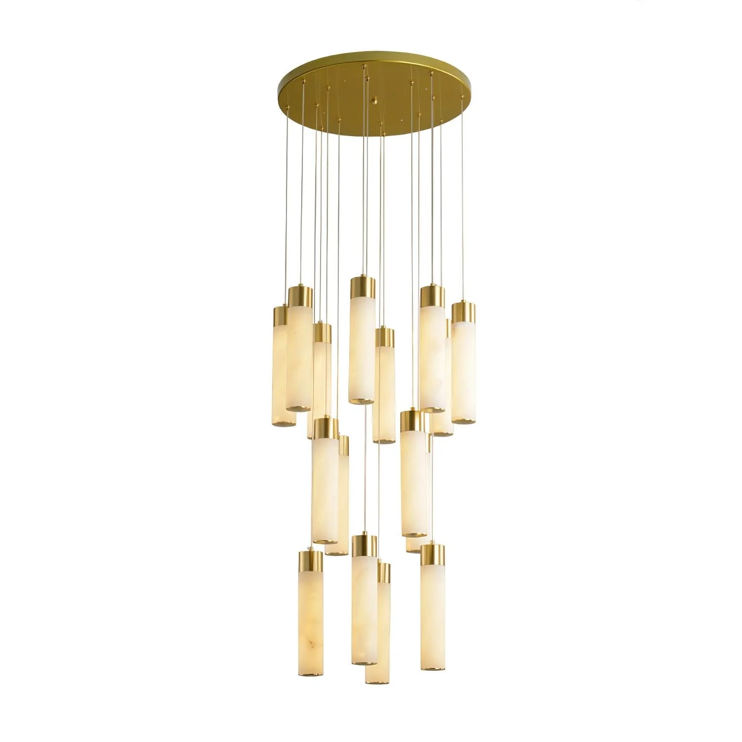 Celestial Alabaster Cascade Chandelier - Image 15