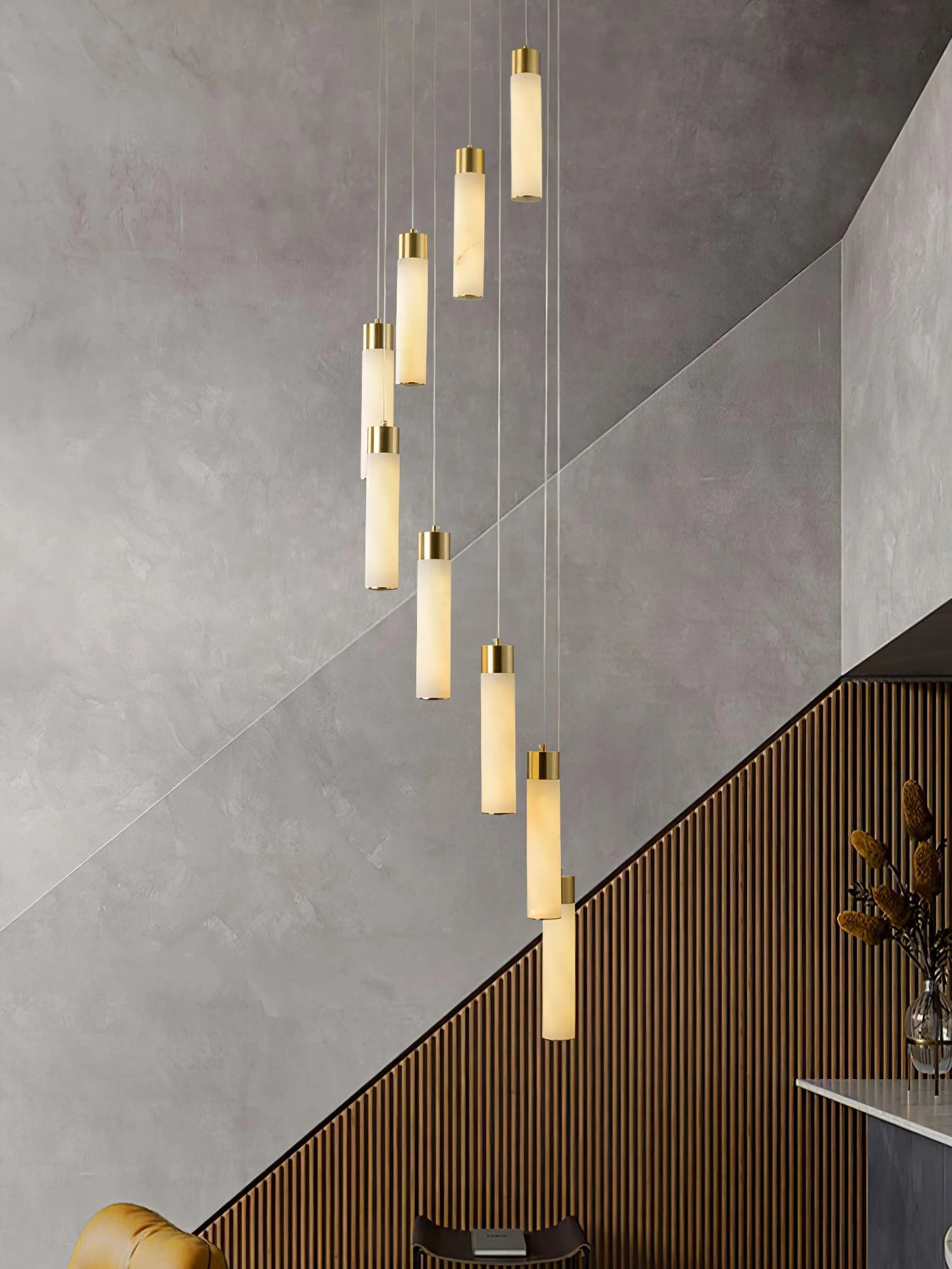 Celestial Alabaster Cascade Chandelier - Image 17
