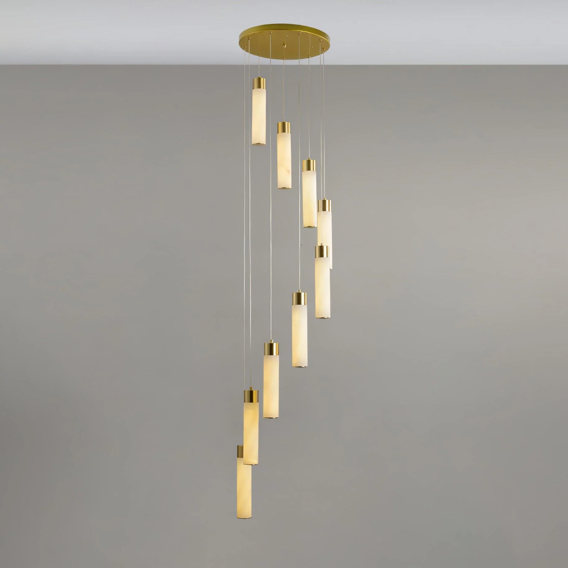 Celestial Alabaster Cascade Chandelier - Image 18