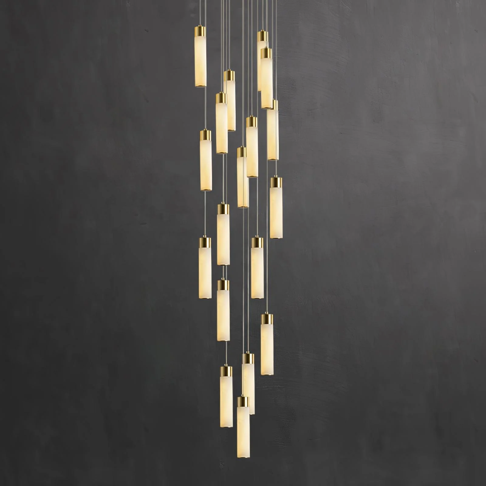 Celestial Alabaster Cascade Chandelier - Image 20