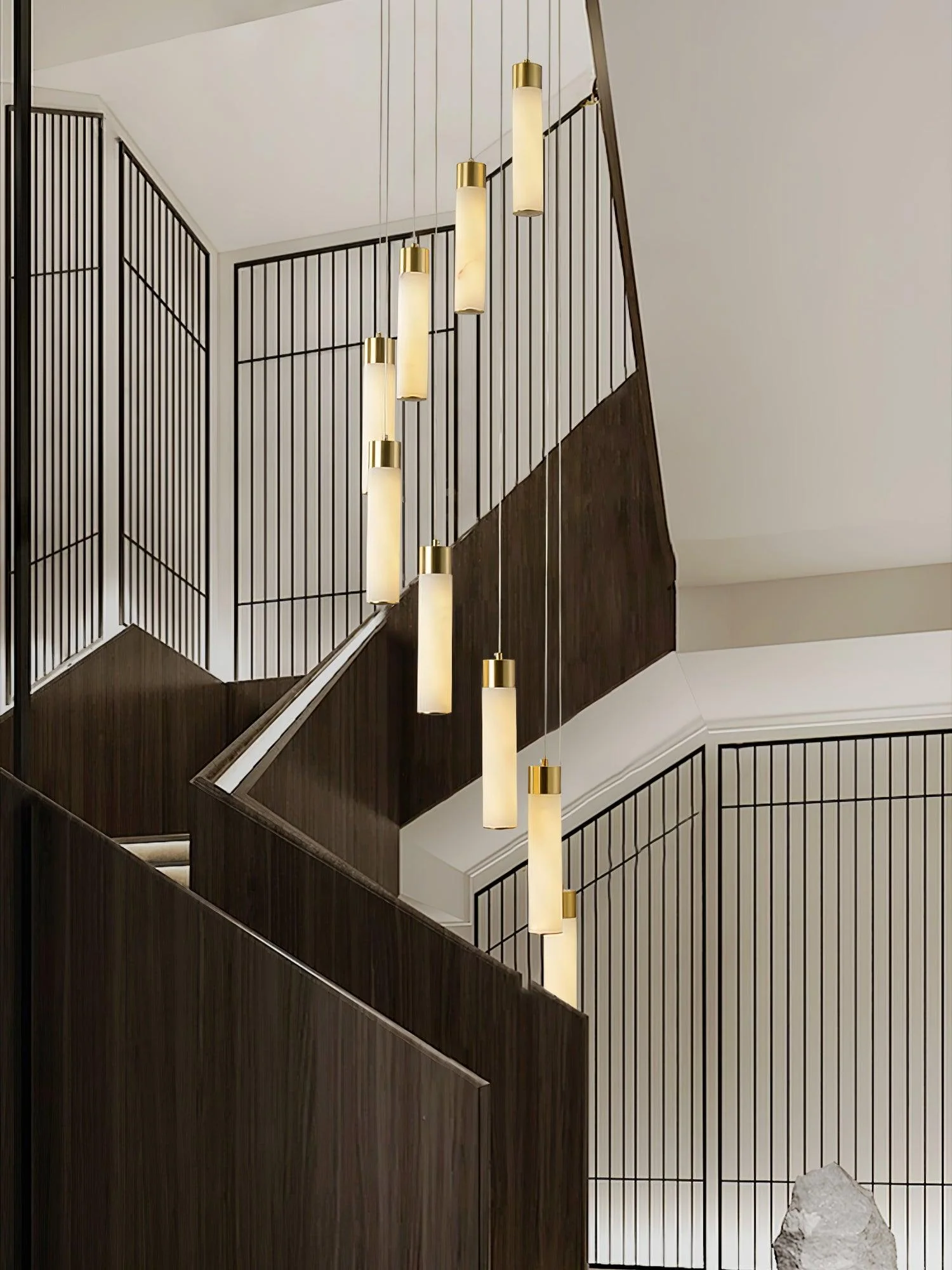 Celestial Alabaster Cascade Chandelier - Image 23